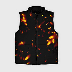 Женский жилет Разлетающиеся искры пламени