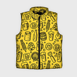 Женский жилет Пиво и аксессуары - жёлтый
