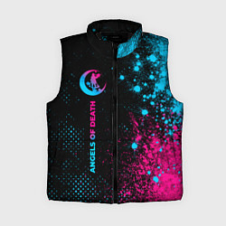 Женский жилет Angels of Death - neon gradient: по-вертикали, цвет: 3D-черный
