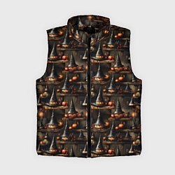 Женский жилет Тыквы в шляпах на хеллоуин
