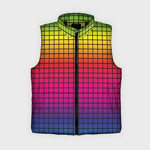 Женский жилет Палитра rgb / 3D-Черный – фото 1