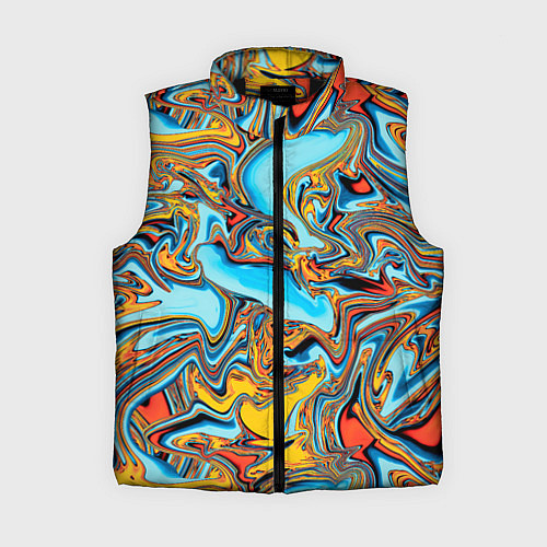 Женский жилет Абстрактная диффузия / 3D-Черный – фото 1