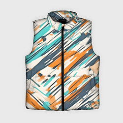 Женский жилет Абстракция разноцветная