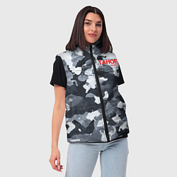 Женский жилет Chevrolet tahoe military тахо, цвет: 3D-светло-серый — фото 2