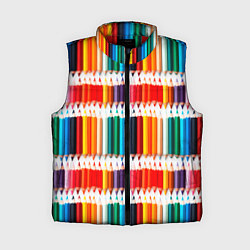 Женский жилет Яркие цветные карандаши
