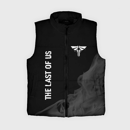Женский жилет The Last Of Us glitch на темном фоне вертикально / 3D-Черный – фото 1