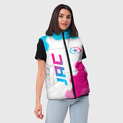 Женский жилет JAC neon gradient style вертикально, цвет: 3D-черный — фото 2