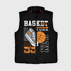 Женский жилет Basketball New York, цвет: 3D-красный