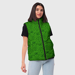 Женский жилет Shrek: Pattern, цвет: 3D-светло-серый — фото 2