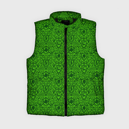 Женский жилет Shrek: Pattern / 3D-Черный – фото 1