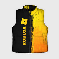 Женский жилет Roblox - gold gradient по-вертикали