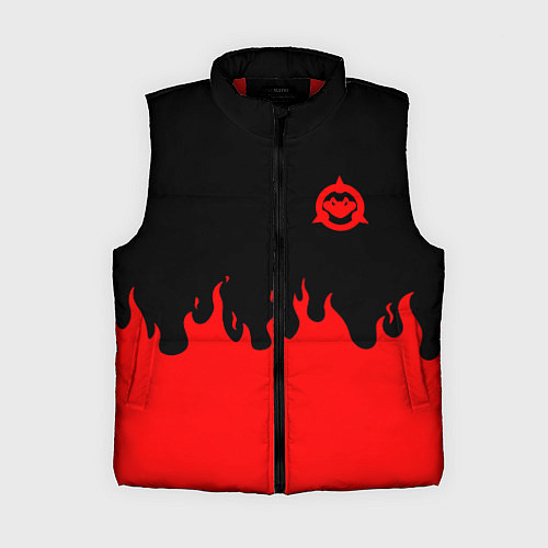 Женский жилет Battletoads fire team / 3D-Красный – фото 1