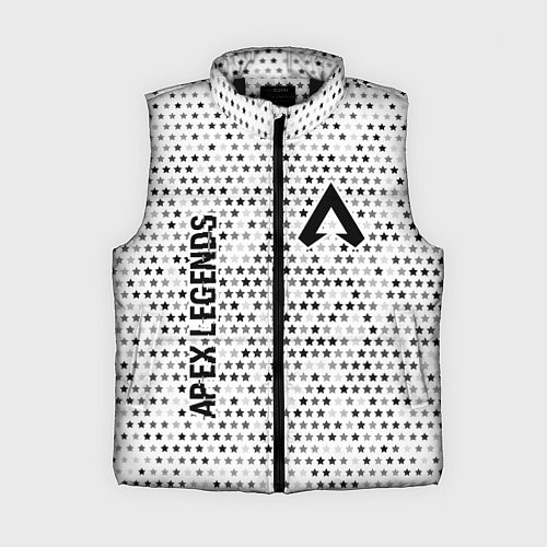 Женский жилет Apex Legends glitch на светлом фоне вертикально / 3D-Черный – фото 1