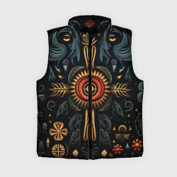 Женский жилет Паттерн в славянской стилистике