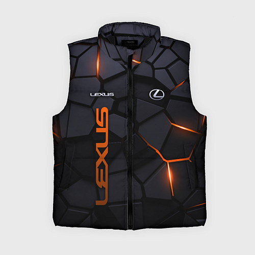 Женский жилет Lexus - плиты с эффектом свечения / 3D-Черный – фото 1