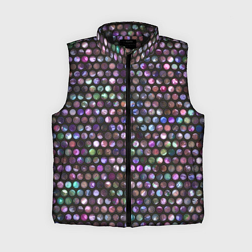 Женский жилет Пайетки / 3D-Черный – фото 1