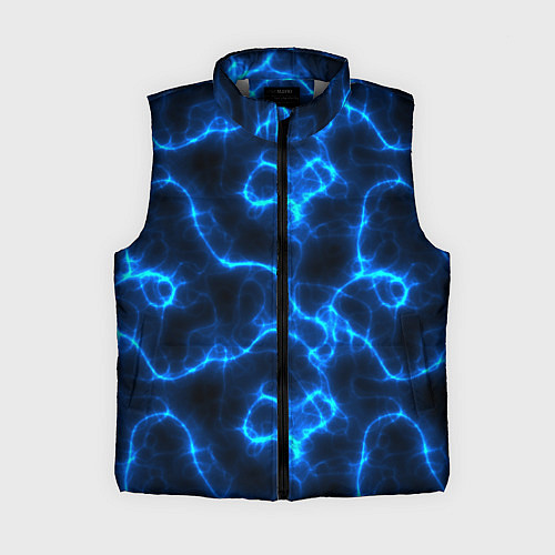 Женский жилет Голубая молния / 3D-Светло-серый – фото 1