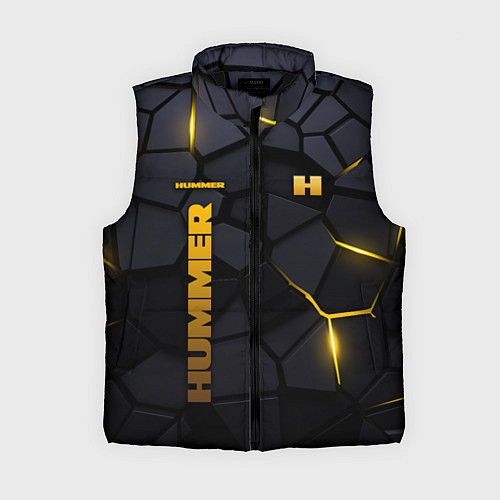 Женский жилет Hummer - плиты с эффектом свечения / 3D-Черный – фото 1