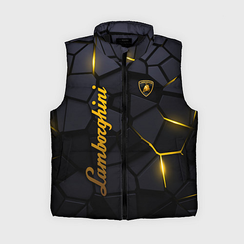 Женский жилет Lamborghini - плиты с эффектом свечения / 3D-Черный – фото 1