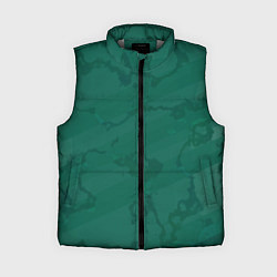 Женский жилет Серо-зеленые разводы