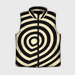 Женский жилет Графические завитки, цвет: 3D-светло-серый