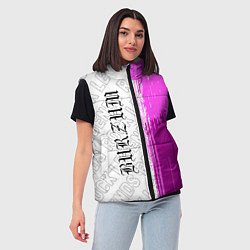 Женский жилет Burzum rock legends по-вертикали, цвет: 3D-черный — фото 2