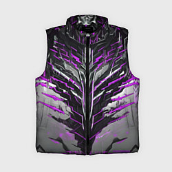 Женский жилет Киберпанк доспех фиолетовый