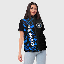 Женский жилет Changan - blue uniform, цвет: 3D-светло-серый — фото 2