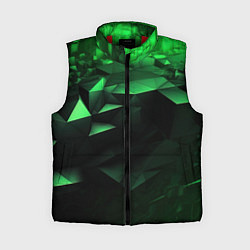 Женский жилет Видение зеленого в абстракции