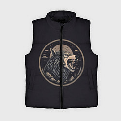 Женский жилет Волк хищник