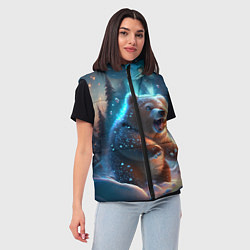 Женский жилет Полярный мишка, цвет: 3D-светло-серый — фото 2