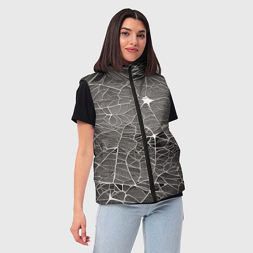 Женский жилет Паутина паука / 3D-Красный – фото 3