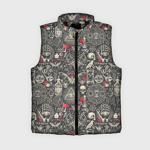 Женский жилет Колдовство и чёрная магия / 3D-Черный – фото 1