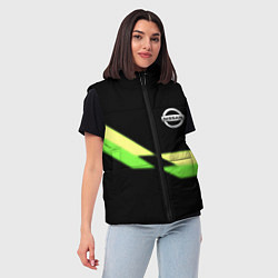Женский жилет Nissan logo brend auto, цвет: 3D-черный — фото 2