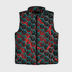 Женский жилет Нано шестиугольник, цвет: 3D-красный