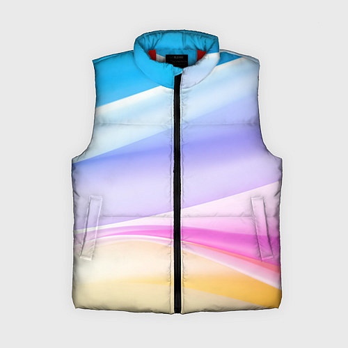 Женский жилет Нежная абстракция / 3D-Красный – фото 1