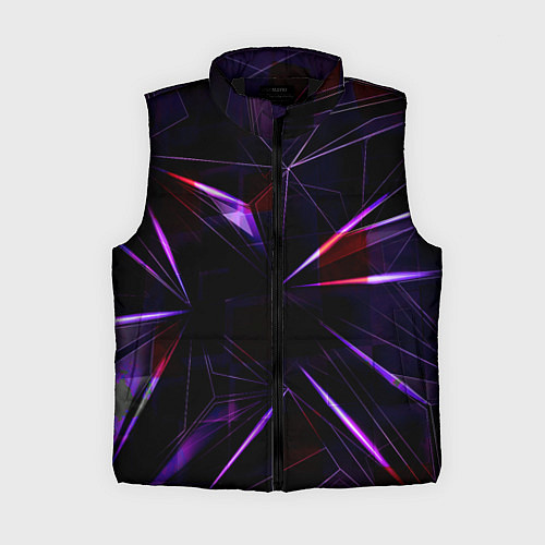 Женский жилет Фиолетовый хрусталь / 3D-Черный – фото 1