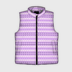 Женский жилет Геометрический узор с сердцами