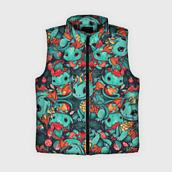 Женский жилет Драконы с ёлками