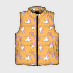 Женский жилет Единорог цветная грива