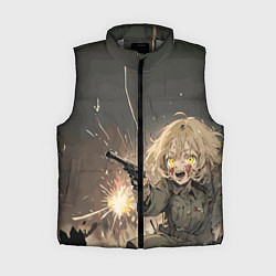 Женский жилет Девушка с пистолетом