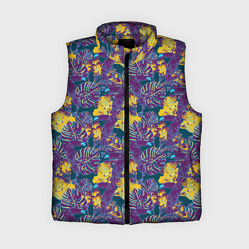 Женский жилет Тропический тукан / 3D-Светло-серый – фото 1