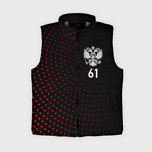 Женский жилет Точки: Ростовская область / 3D-Светло-серый – фото 1