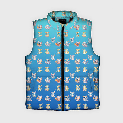 Женский жилет Самый милый дракон / 3D-Черный – фото 1