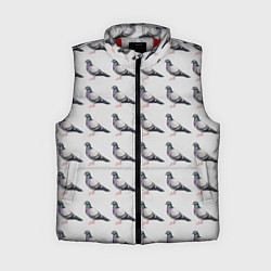 Женский жилет Голуби воркуют