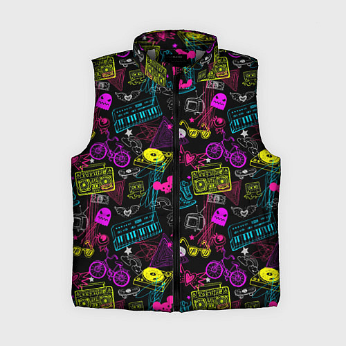 Женский жилет Music sound / 3D-Светло-серый – фото 1