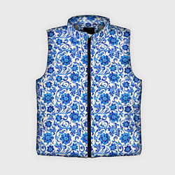 Женский жилет Гжель классика