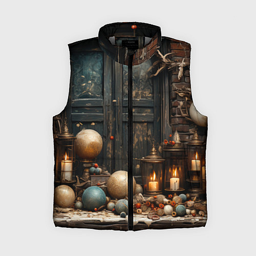 Женский жилет Витрина игрушечек / 3D-Светло-серый – фото 1