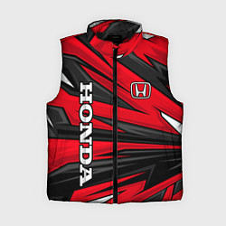 Женский жилет Red sport - honda, цвет: 3D-черный