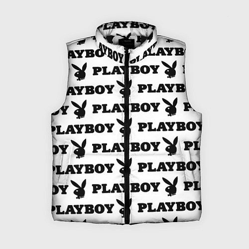 Женский жилет Playboy rabbit / 3D-Черный – фото 1